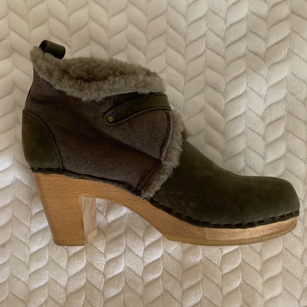 No. 6 Women's Shearing Clog Boots with Buckle [Size 41] - Picture 6 of 7